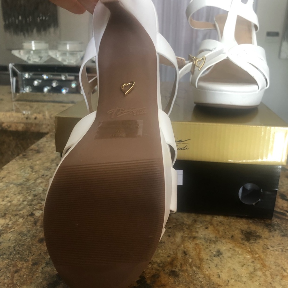 White Thalia brand heels